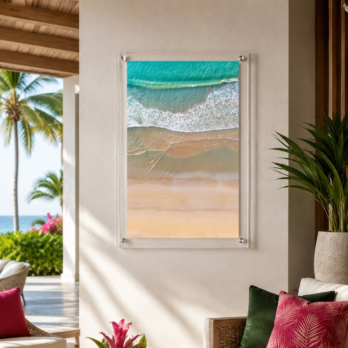 Tidal Blush Acrylic Wall Art Print