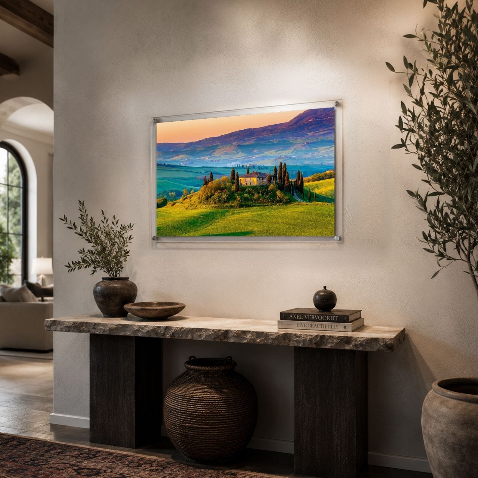 Tuscan Glow Acrylic Wall Art Print