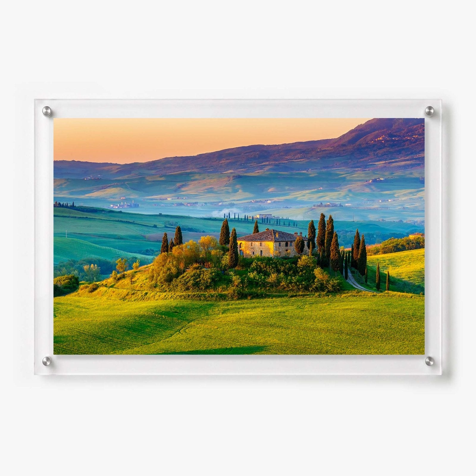 Tuscan Glow Acrylic Wall Art Print