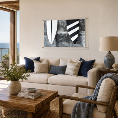 Twin Fins Acrylic Wall Art Print