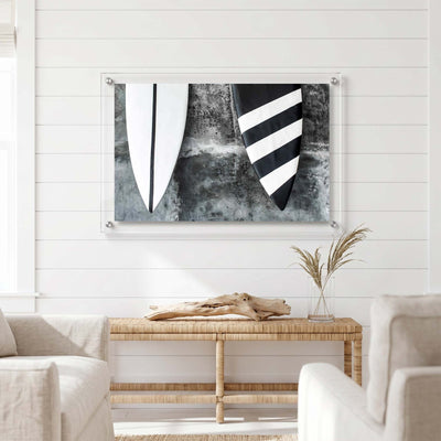 Twin Fins Acrylic Wall Art Print