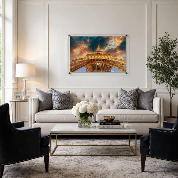 Under the Eiffel Acrylic Wall Art Print
