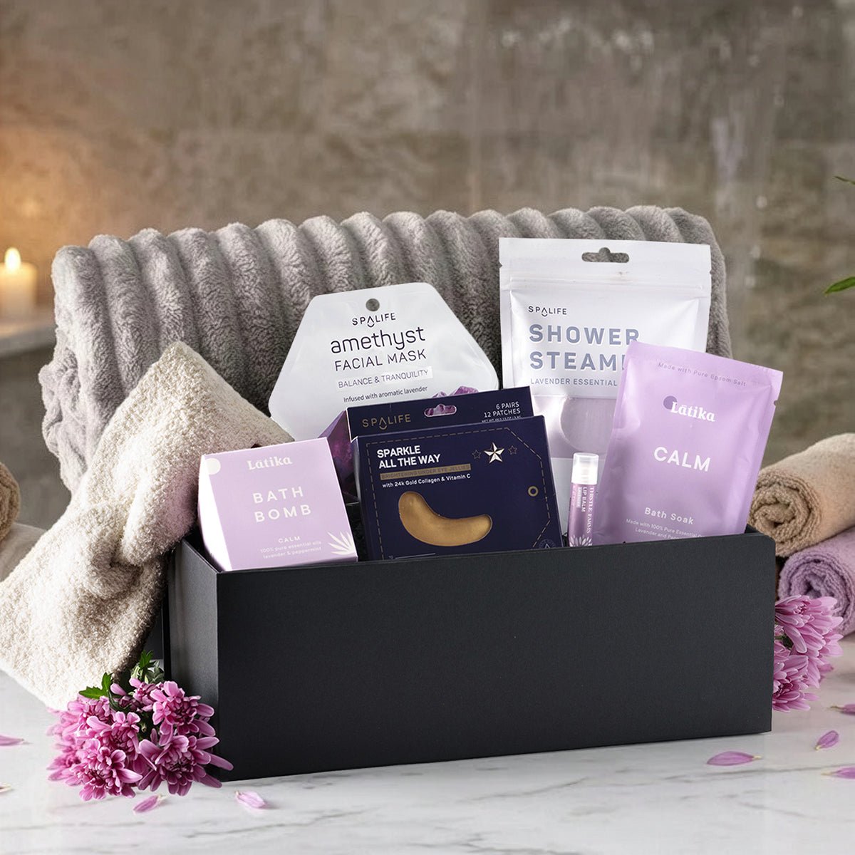 Vienna Lavender Self - Care Spa Gift Basket