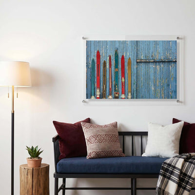 Vintage Alpine Acrylic Wall Art Print