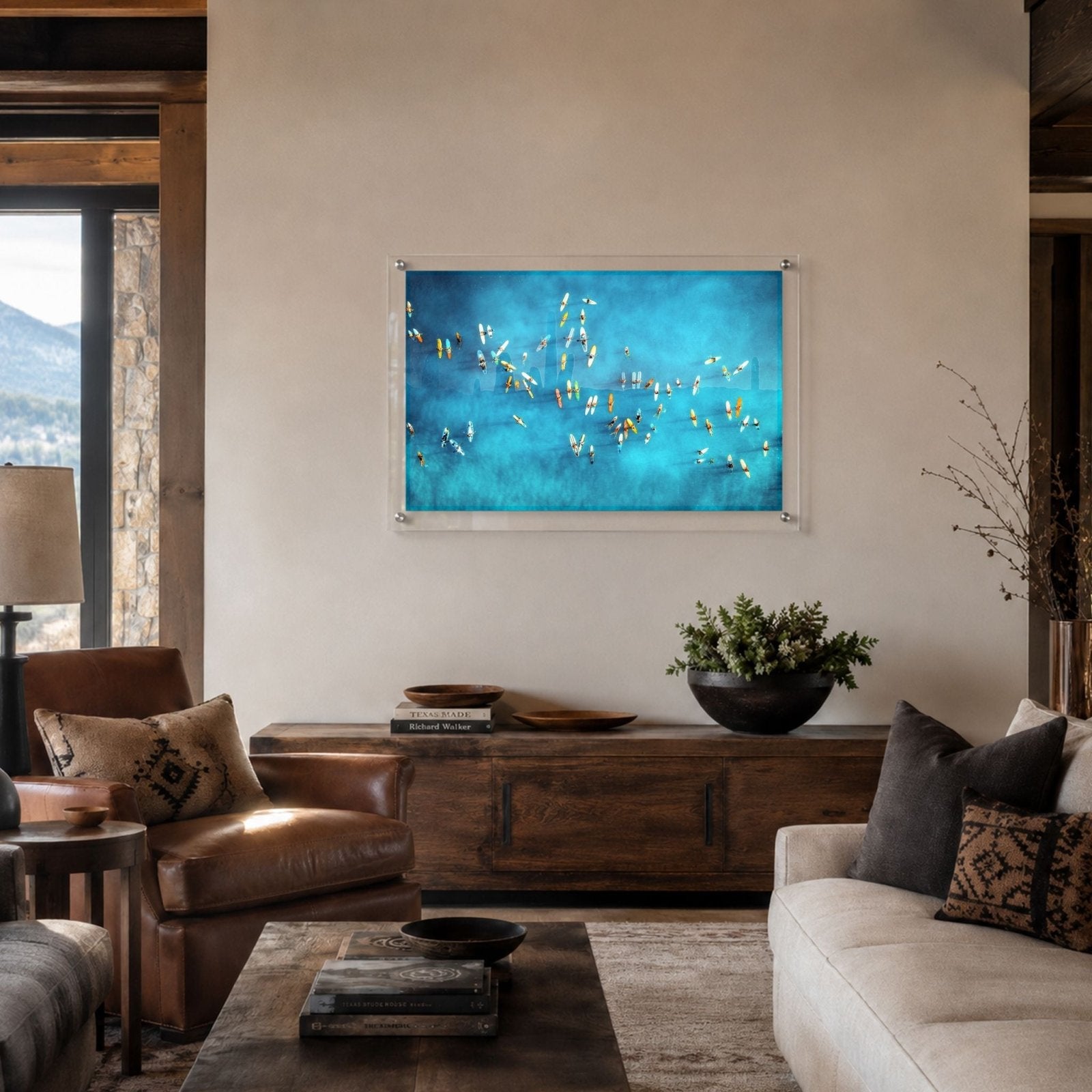 Waiting on the Waves Acrylic Wall Art Print