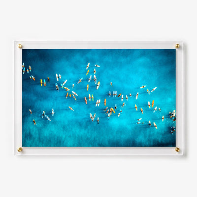 Waiting on the Waves Acrylic Wall Art Print