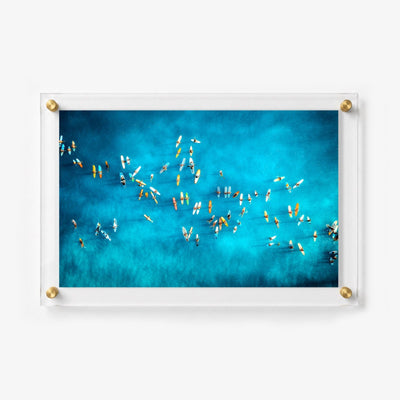Waiting on the Waves Acrylic Wall Art Print