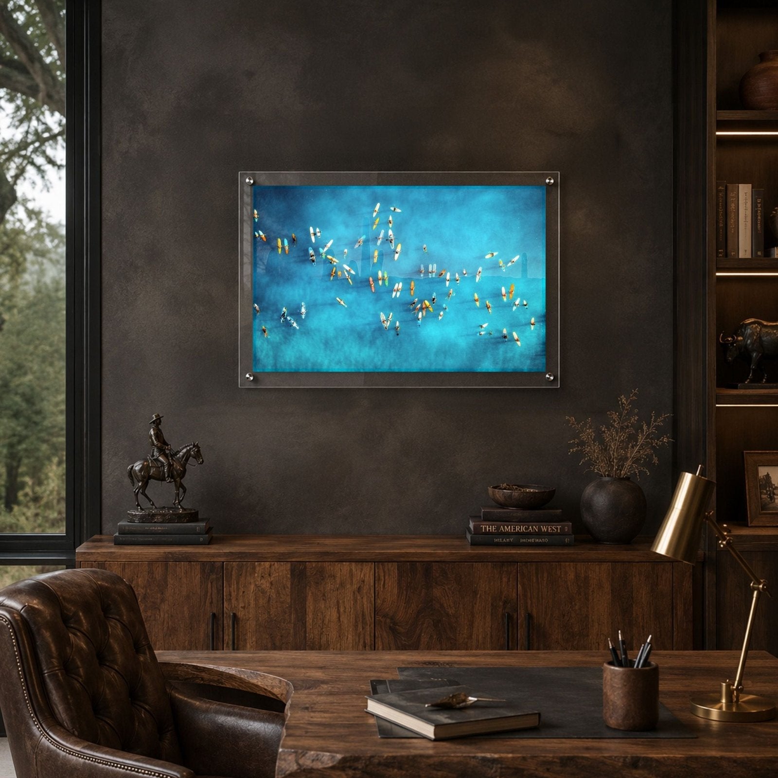 Waiting on the Waves Acrylic Wall Art Print