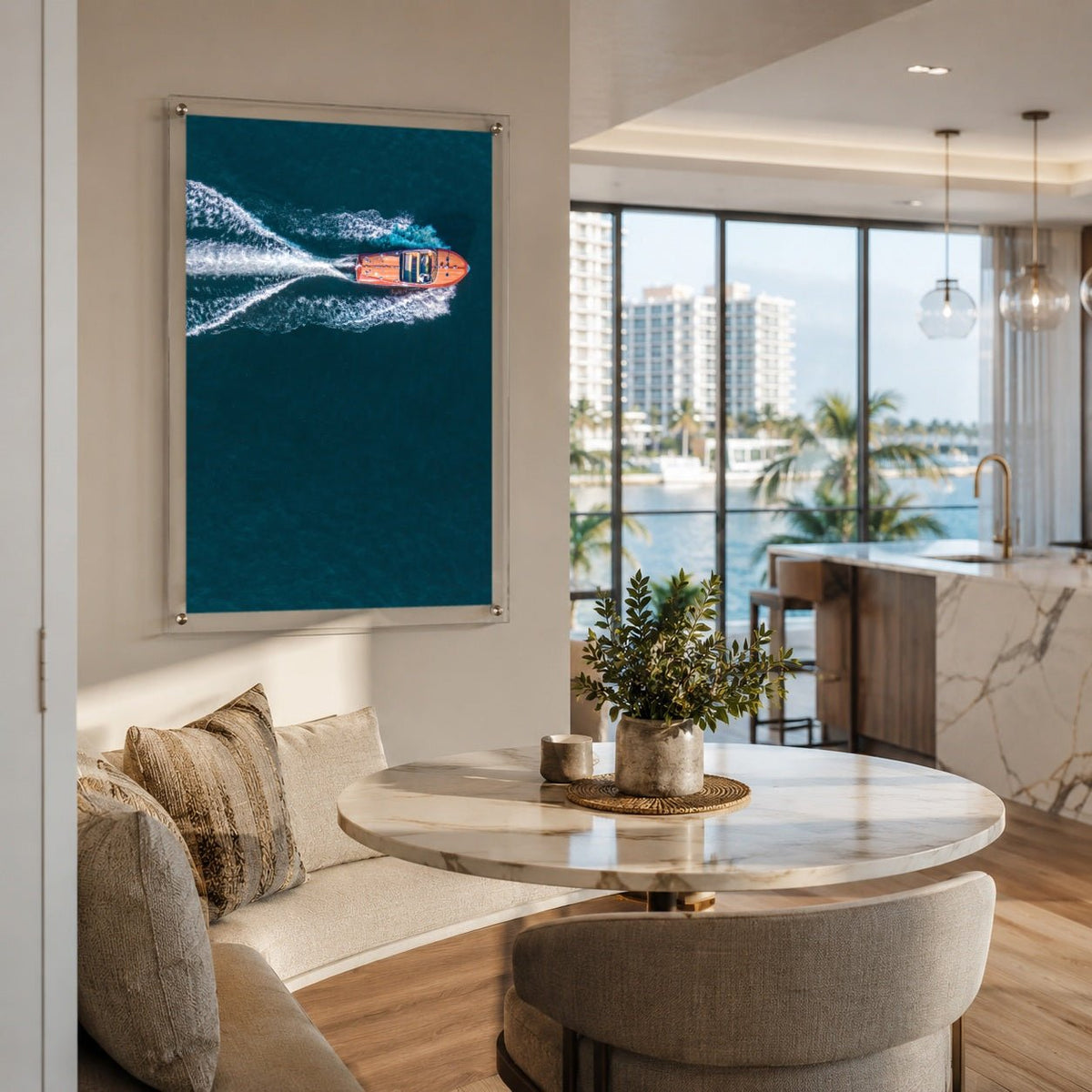 Wake Maker Acrylic Wall Art Print - Vertical