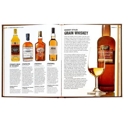 World Whiskey, Custom Brown Leather - Bound Book