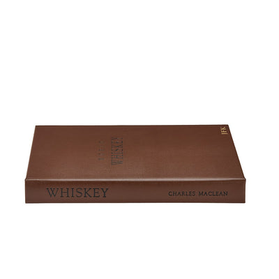 World Whiskey, Custom Brown Leather - Bound Book