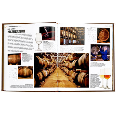 World Whiskey, Custom Brown Leather - Bound Book
