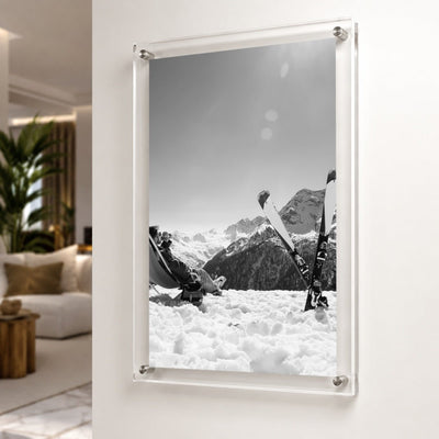 Worth the Climb Black & White Acrylic Wall Art Print