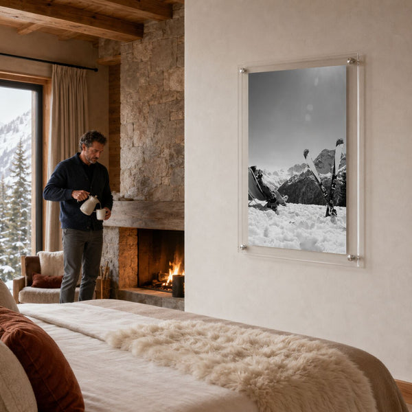 Worth the Climb Black & White Acrylic Wall Art Print