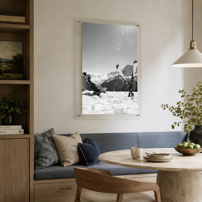 Worth the Climb Black & White Acrylic Wall Art Print